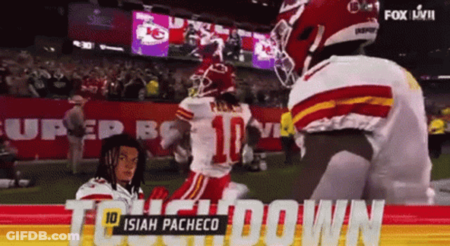 Isiah Pacheco Dances With Team GIF