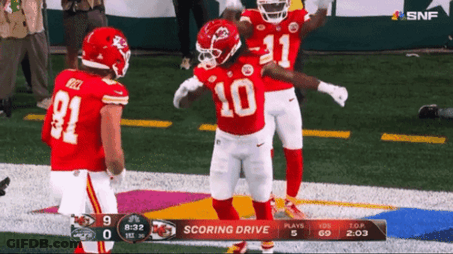 Isiah Pacheco Doing Chicken Dance GIF