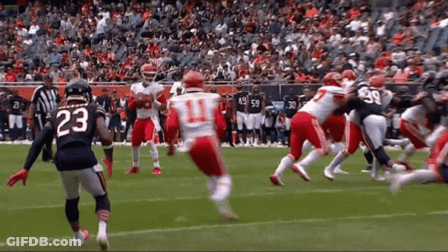 Isiah Pacheco Game Determination GIF