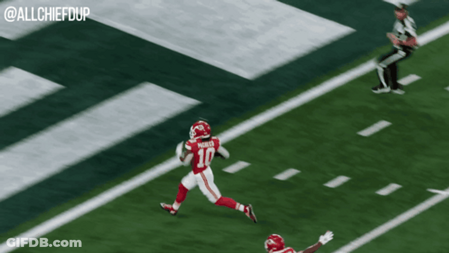 Isiah Pacheco Runs For The Goal GIF