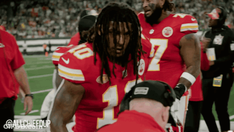 Isiah Pacheco Signs Quiet GIF