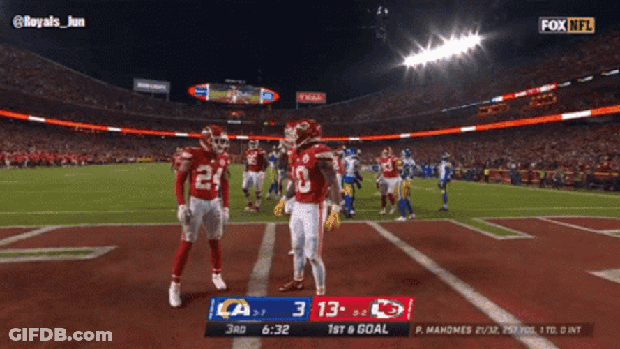 Isiah Pacheco Warm Up Dance GIF