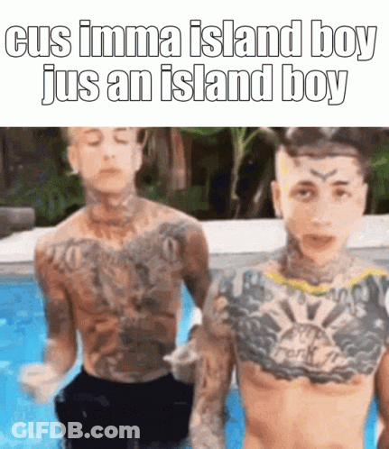 Island Boy Jus An Island Boy Two Shirtless GIF