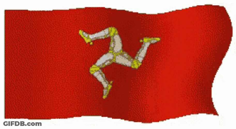 Isle Of Man Flag GIF