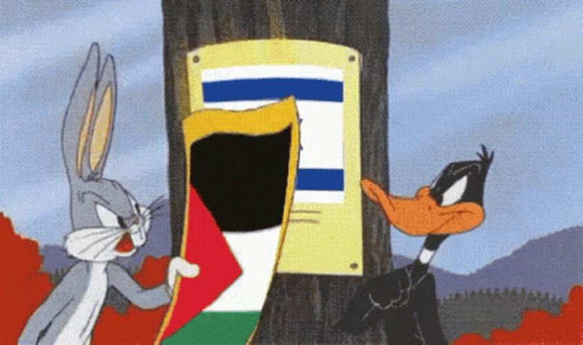 Israel Bugs Bunny And Duffy Duck GIF