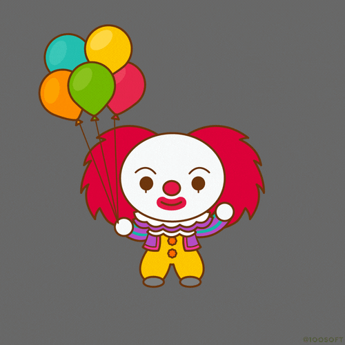 It Aminated Selling Balloons GIF