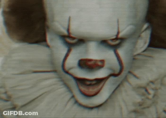It Clown Evil Smile GIF