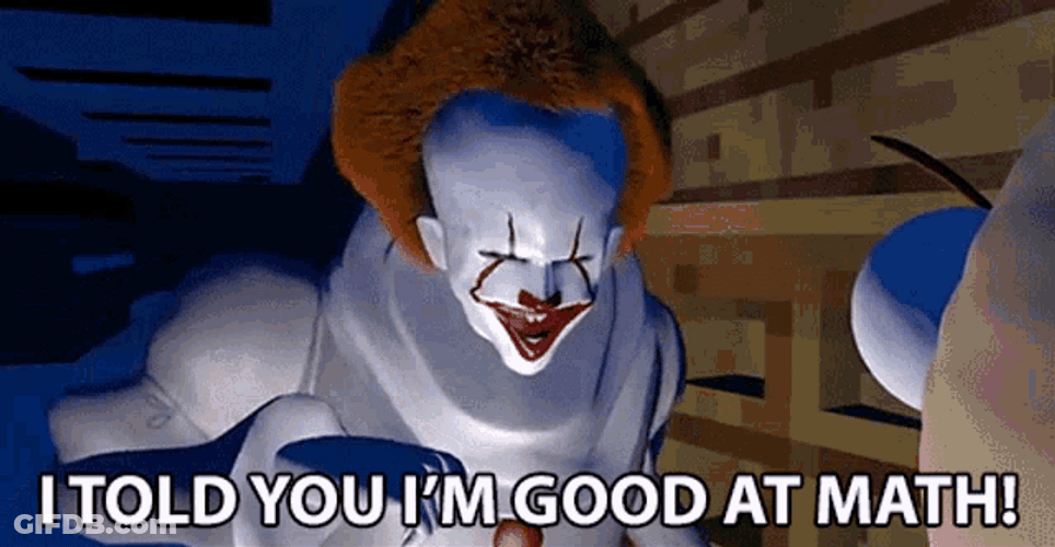 It Clown Good At Math GIF
