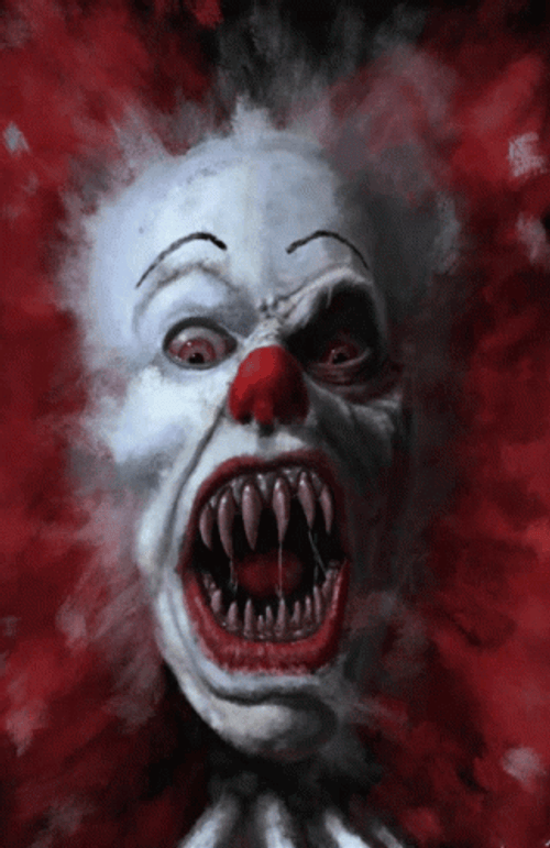 It Clown Pennywise Creepy Face GIF