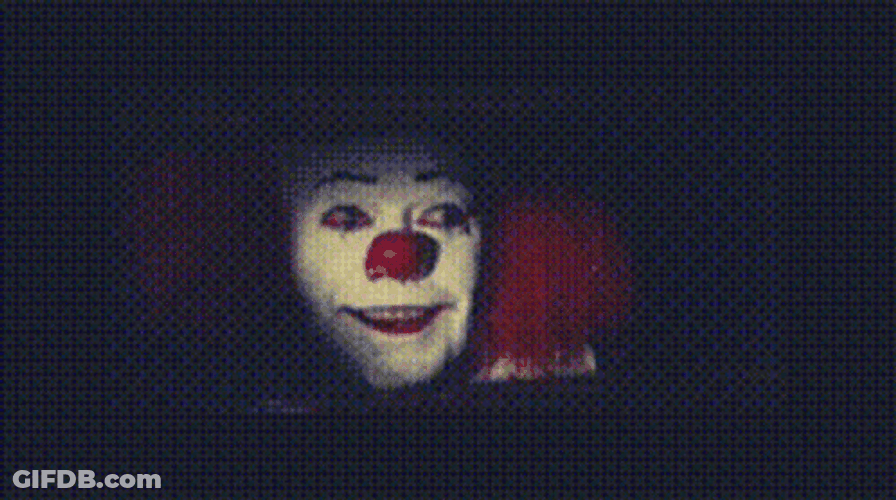 It Clown Red Baloon GIF