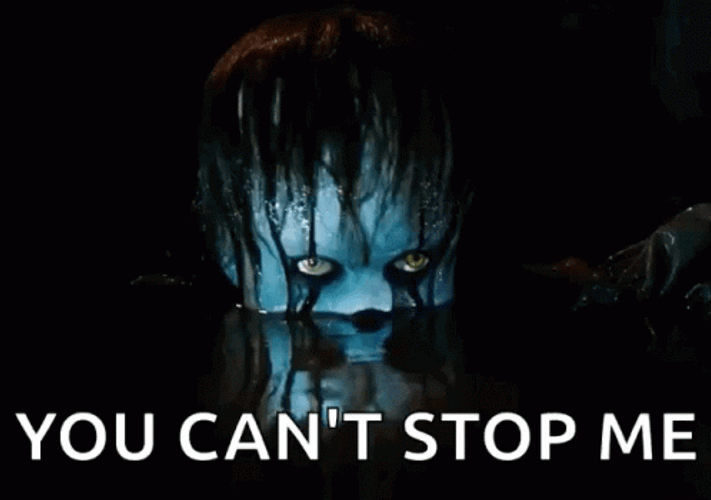 It Clown You Can't Stop Me GIF