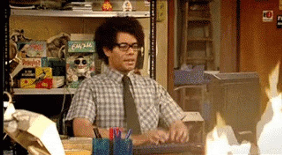 It Crowd Fire This Is Fine GIF