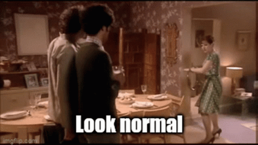 It Crowd Funny Look Normal GIF