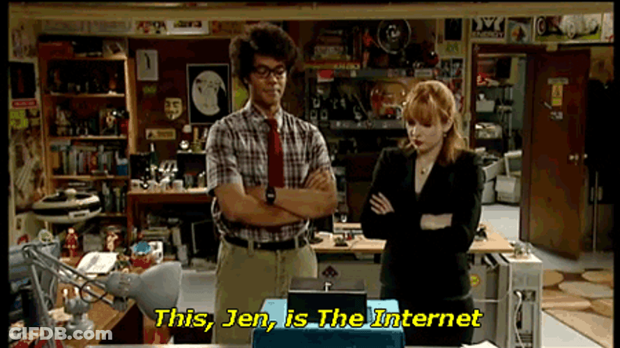 It Crowd Introduce Internet To Jen GIF