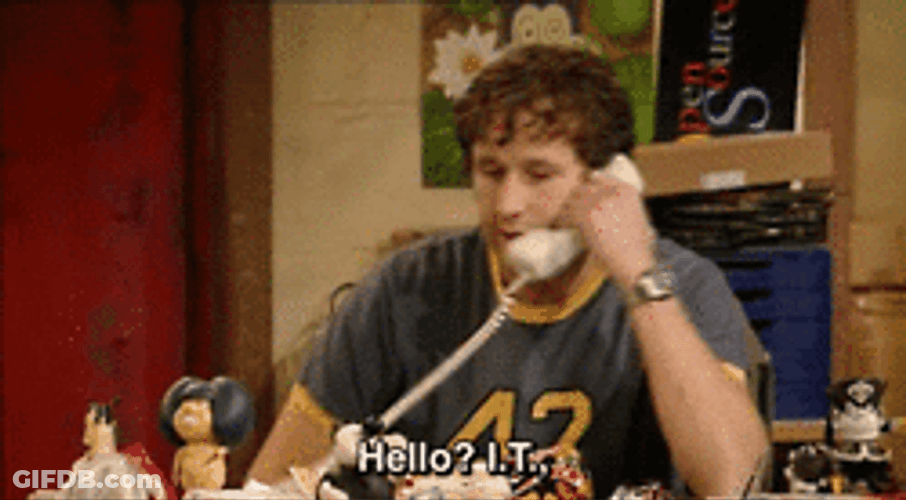 It Crowd Roy Hello IT GIF