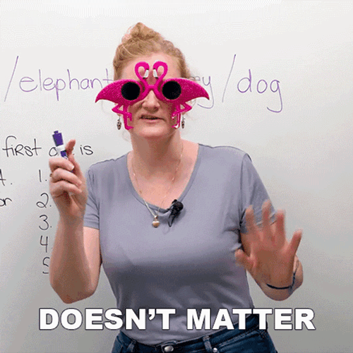 It Doesnt Matter Professor Explaining GIF