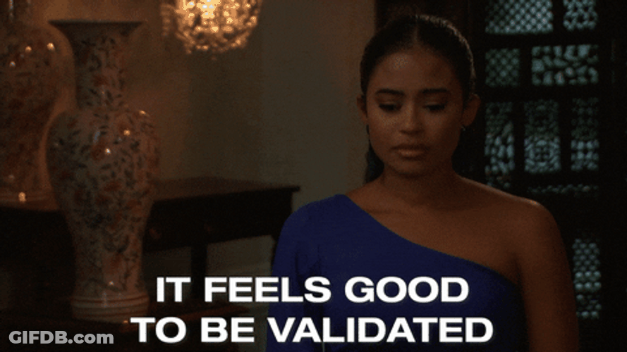 It Feels Good To Be Valid And Validated GIF