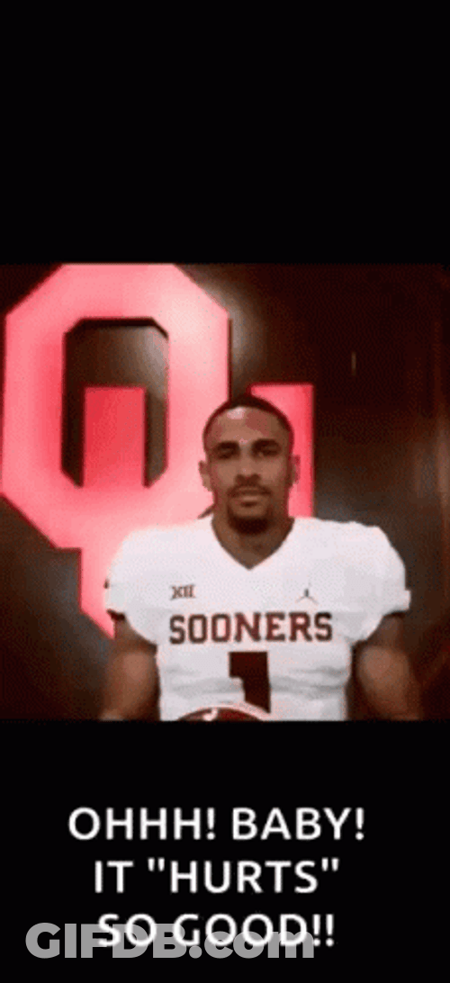 It Hurts So Good Thats My Quarterback GIF