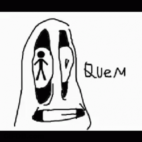 It Is A Black And White Photo Of A Person Holding A Hammer . GIF