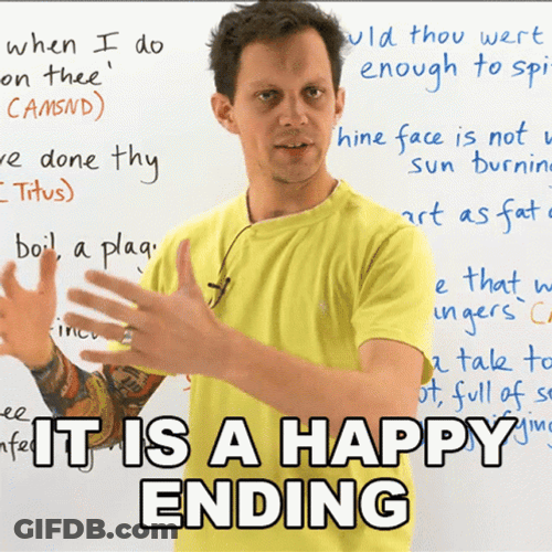 It Is A Happy Ending Professor GIF