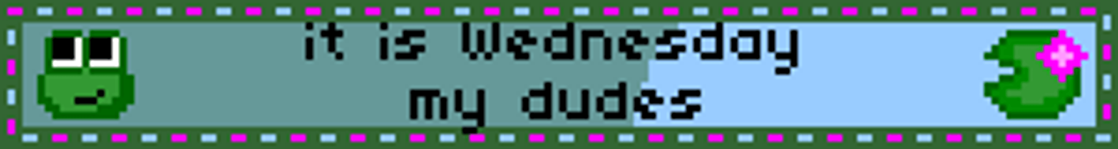 It Is Wednesday My Dudes Gaming Ribbon GIF