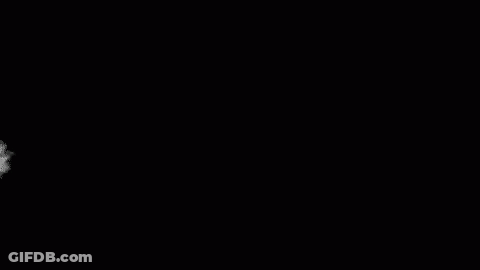 It Looks Like Smoke Coming Out Of A Person 'S Mouth . GIF