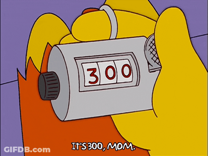 It's 300 Mom Timer GIF