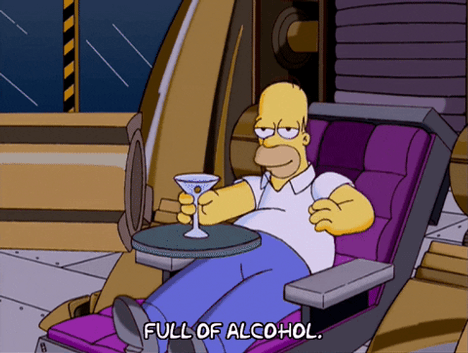 It's 5 O'clock Somewhere Homer Simpson GIF
