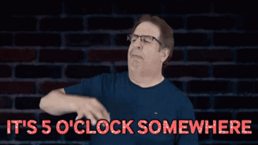 It's 5 O'clock Somewhere Jeff Bergman GIF