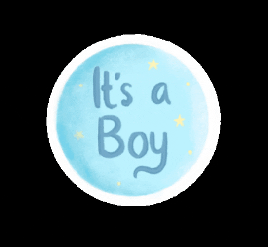 It's A Boy Baby Gender Reveal GIF