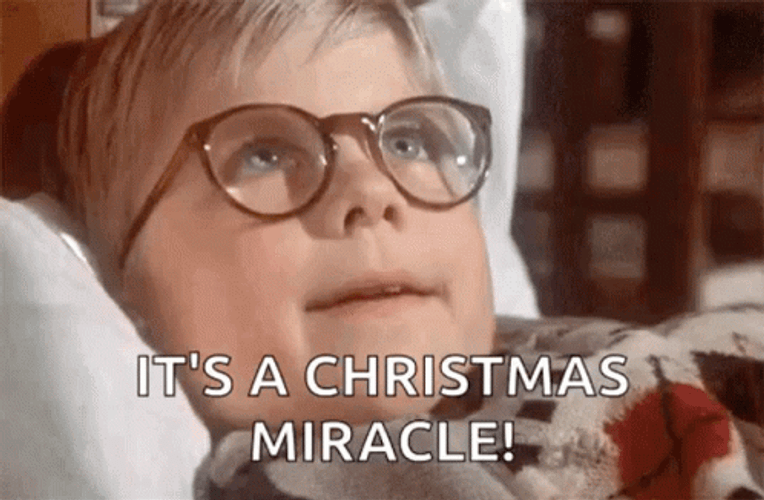 It's A Christmas Miracle GIF