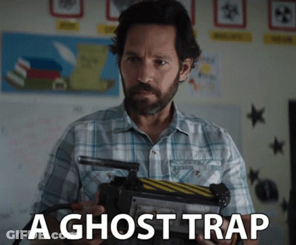 It's A Ghost Trap Paul Rudd GIF