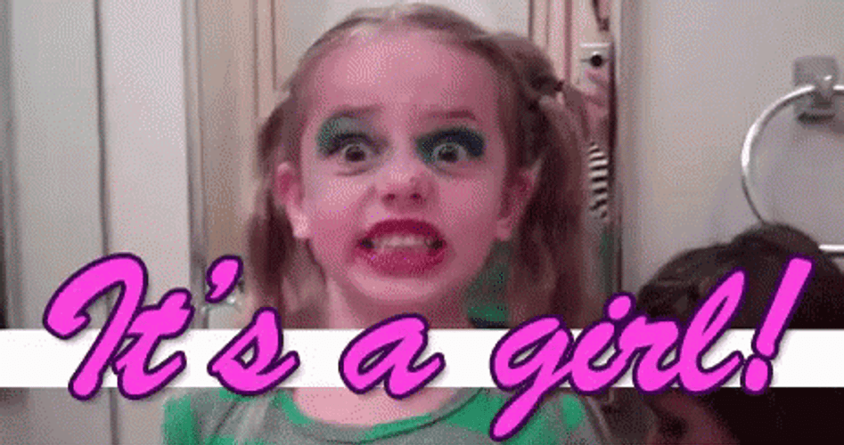 It's A Girl Freaky Kid GIF