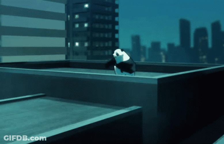 It's A Panda Parkour GIF