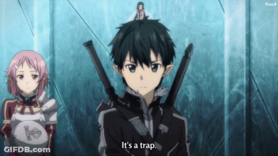 It's A Trap In Anime GIF