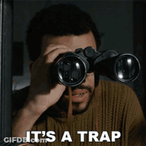 It's A Trap Telescope GIF
