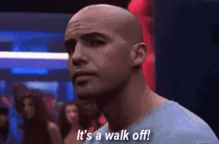 It's A Walk Off Billy Zane GIF