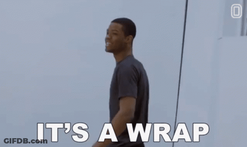 It's A Wrap Game Over GIF