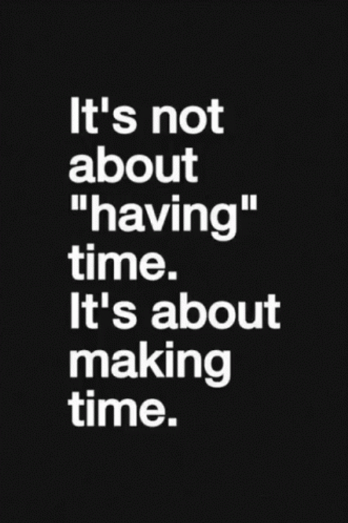 It's About Making Time GIF