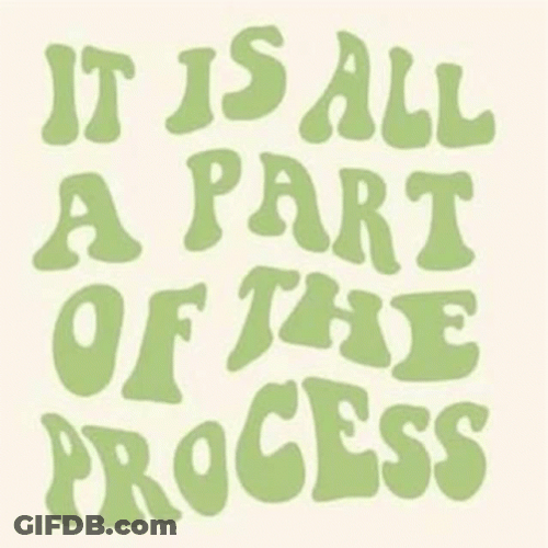 It's All Part Of The Process GIF