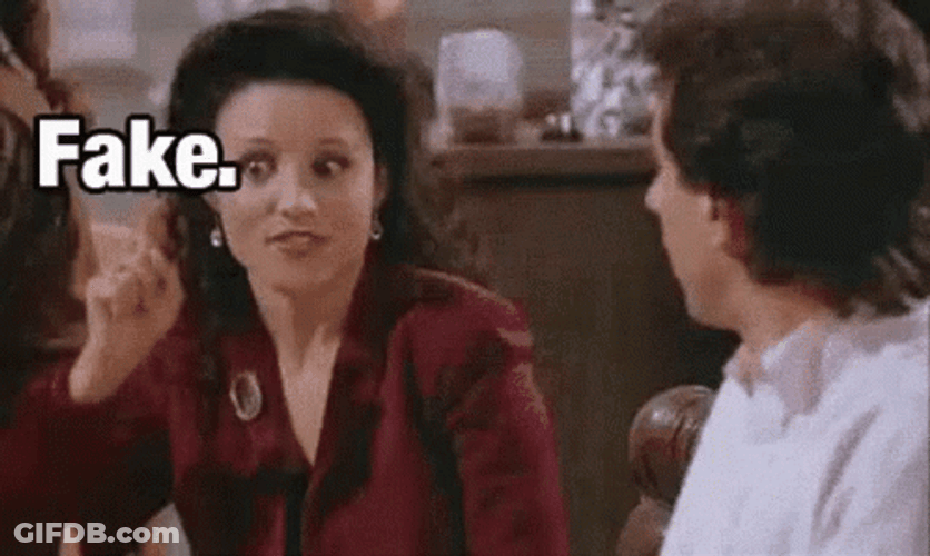 It's All Staged It's Fake GIF