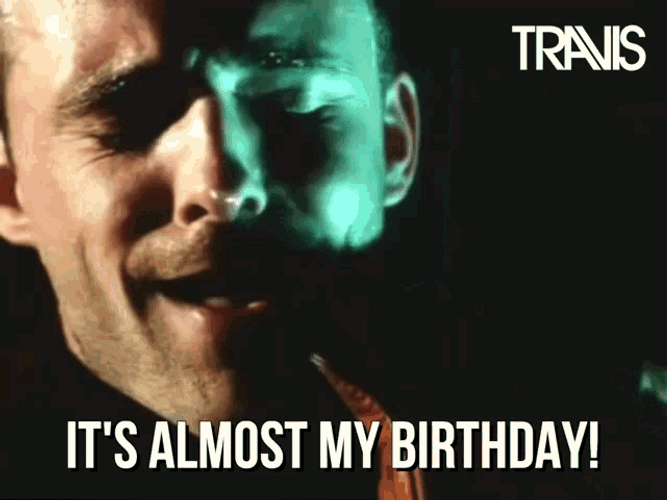 It's Almost Happy Early Birthday Man Looking Watch GIF