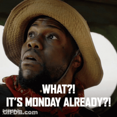 It's Already Monday Work Meme GIF