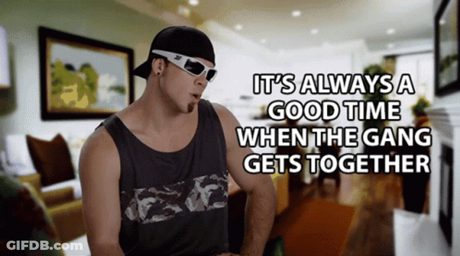 It's Always Good We're Getting The Band Back Together GIF