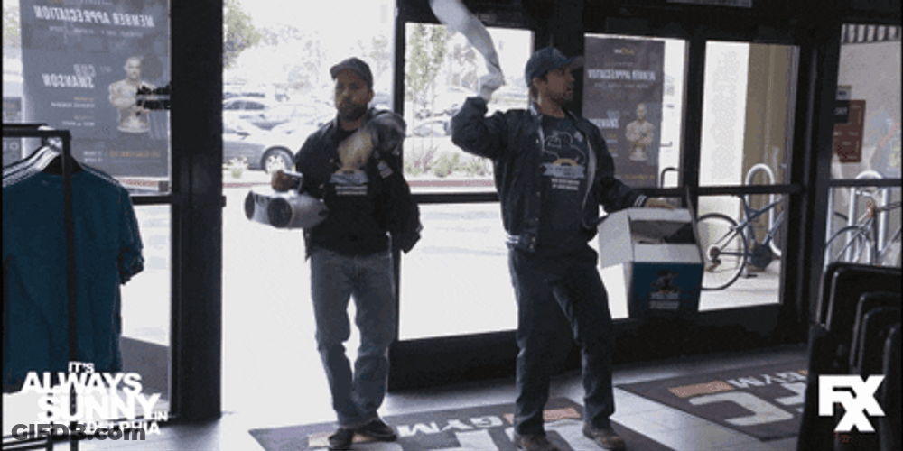 It's Always Sunny Dancing With Radio GIF