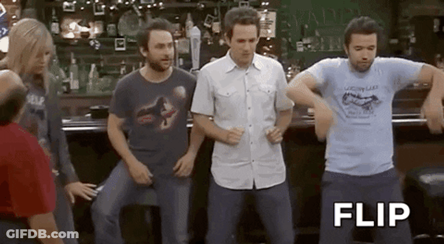 It's Always Sunny Flip-Adelphia GIF