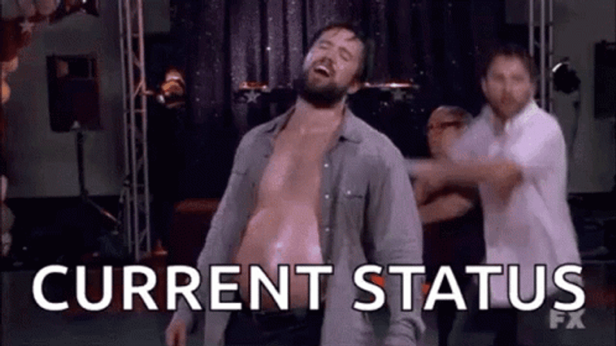 It's Always Sunny Mac Showing Belly GIF