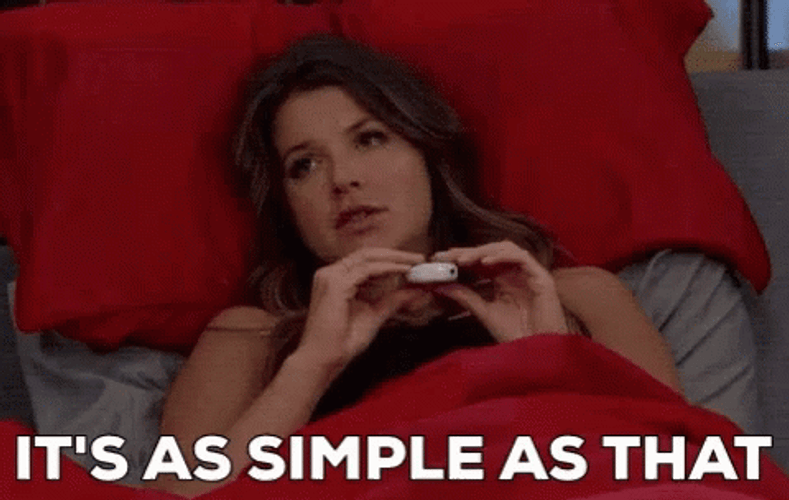 It's As Simple As That Hand Signal GIF
