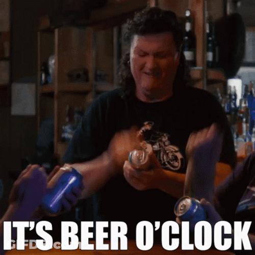 It's Busch Beer O'clock GIF