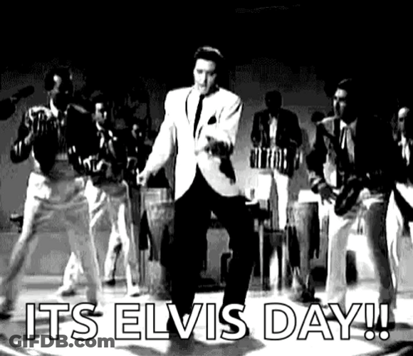 It's Elvis Day Historic Ageless Performance GIF